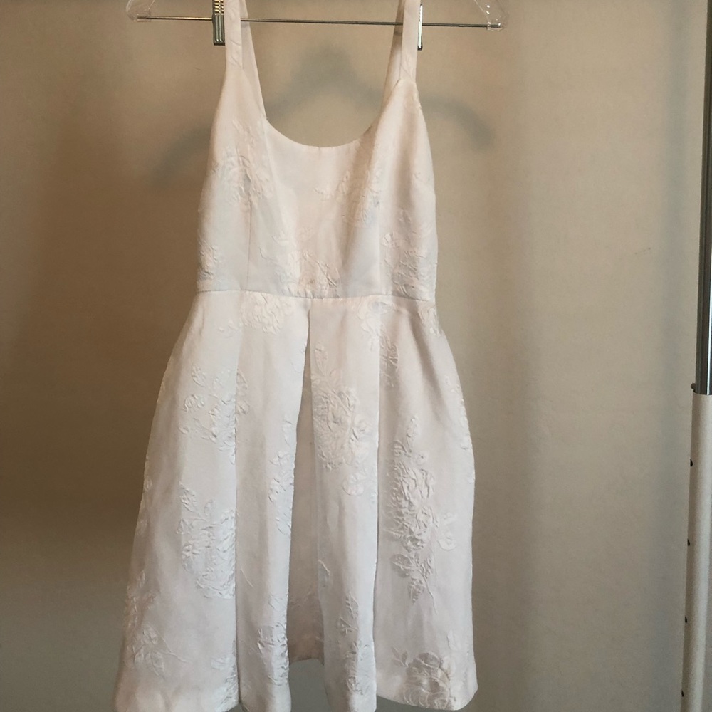 White Floral Dress